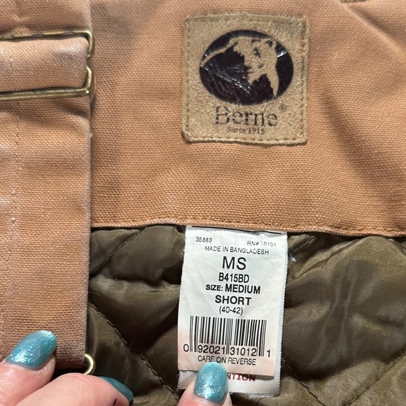 Berne Heritage Mens Insulated Bib Overall-Brown
Medium Short 40-42 - Picture 5 of 7